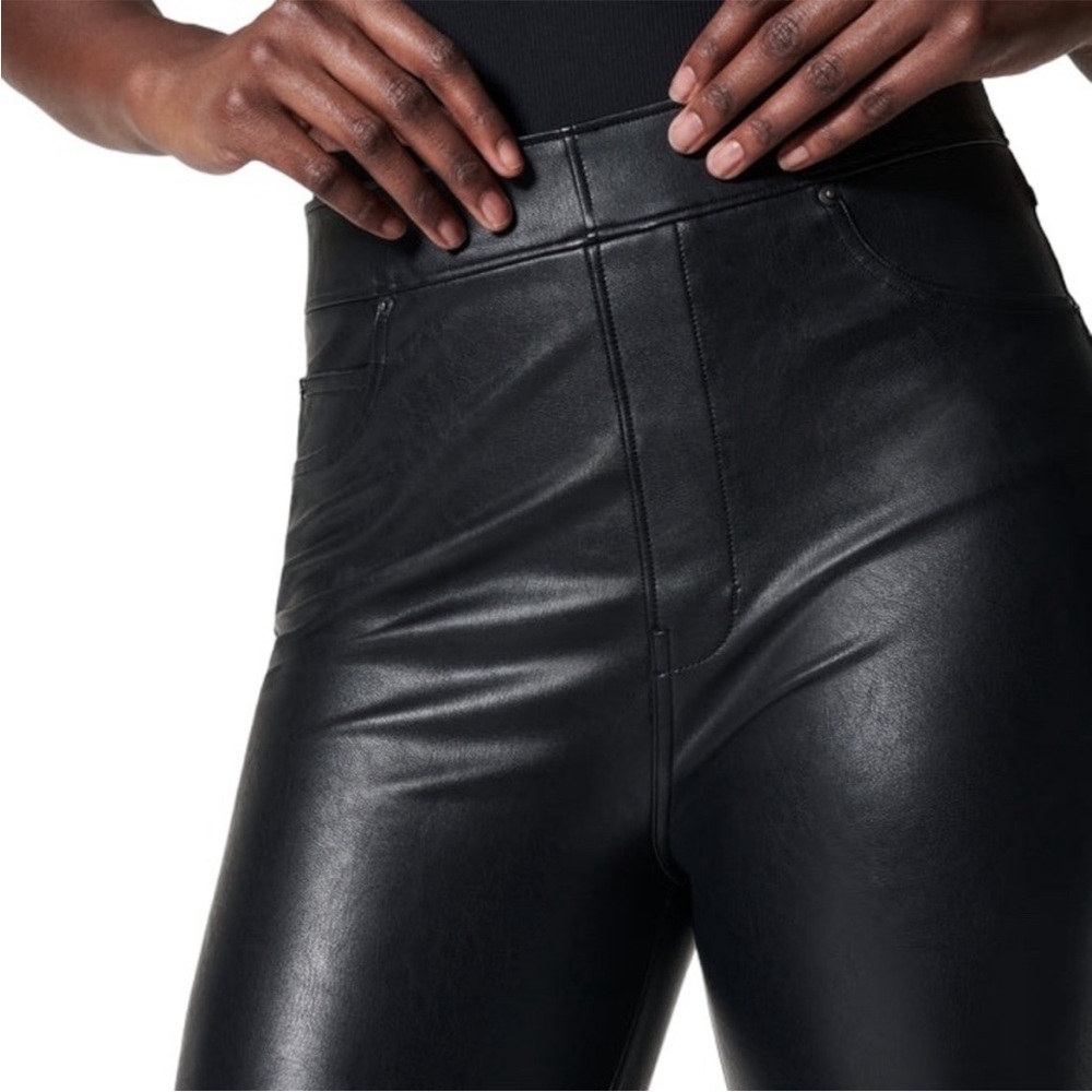 SPANX Glossy Black Leggings - Picture 6 of 14